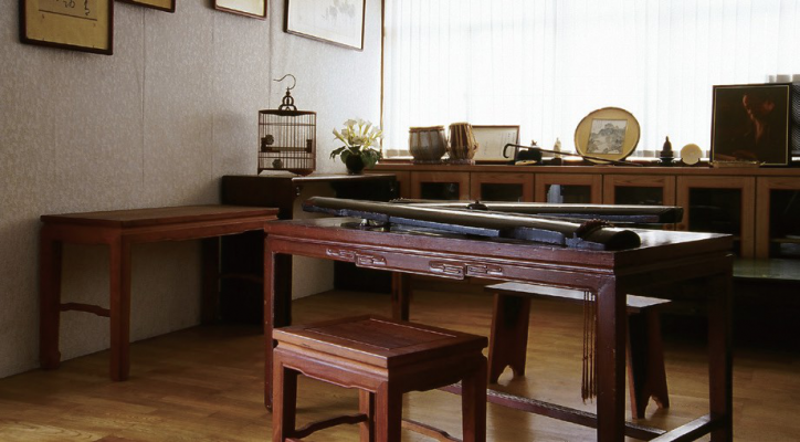 孫毓芹古琴紀念室。