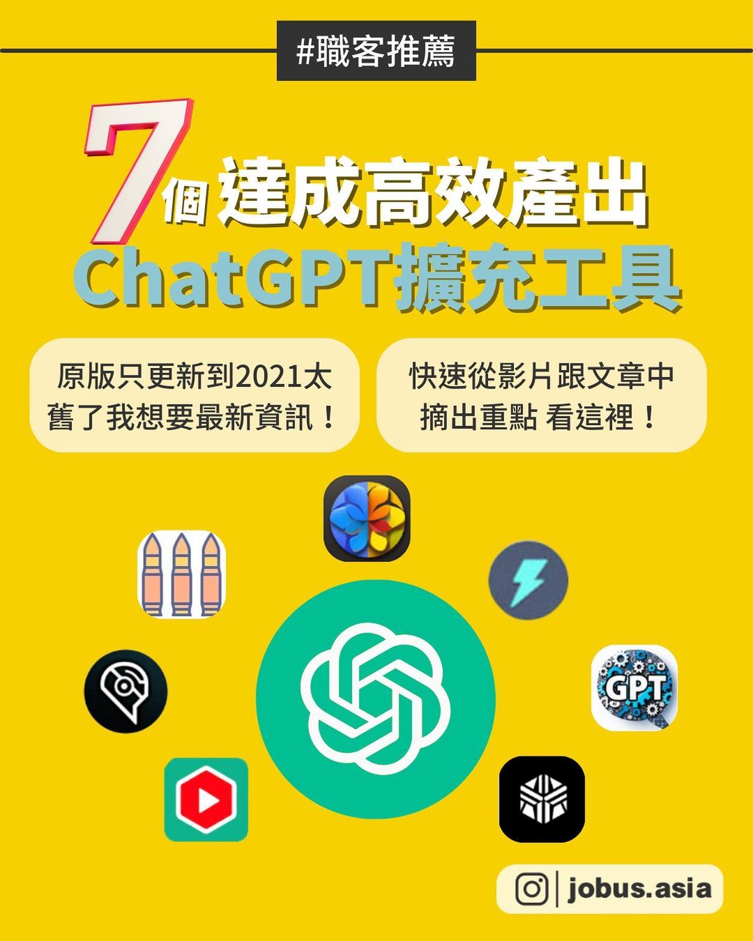 7個達成高效產出 ChatGPT 擴充工具-AI