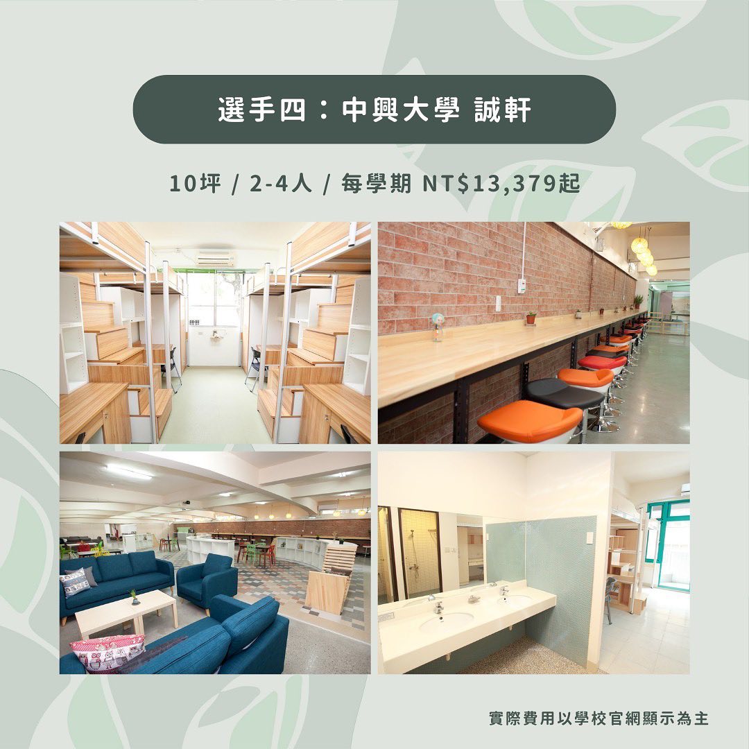 全台大學宿舍價格&豪華度排行榜-Z世代校園攻略 