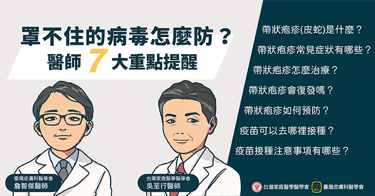名醫專訪》「罩」不住的病毒怎麼防？面對帶狀疱疹醫師這麼說-COVID-19疫苗