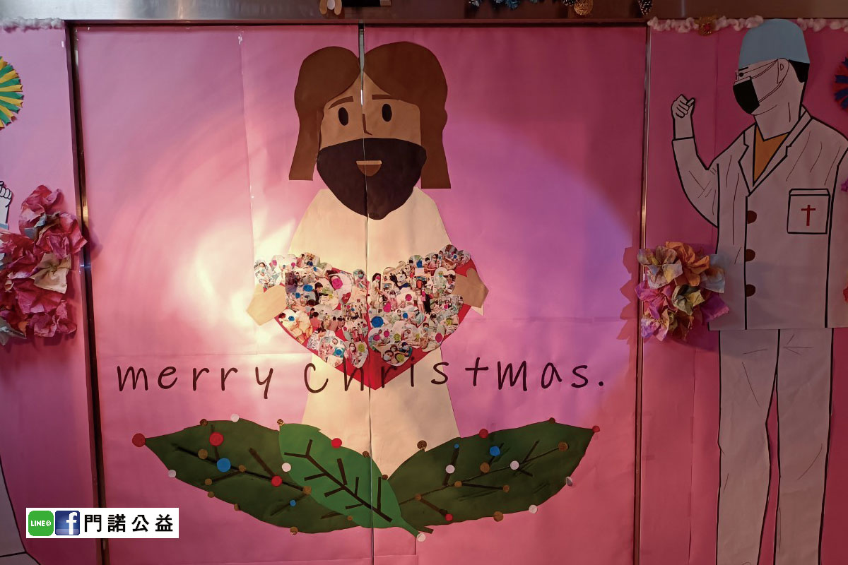 護理師DIY聖誕裝飾超有創意，耶穌陪大家一同做好防疫-工作甘苦談