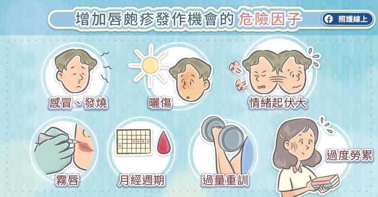 嘴唇刺痛燒灼感？小心！唇皰疹可能找上門｜嘴唇冒出痛痛小水泡，這些事情不能做（圖文懶人包）-水泡