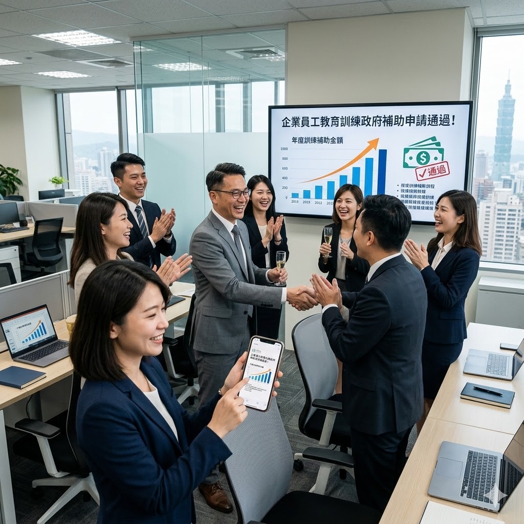 賀!! 中華人事主管協會 榮獲政府七大訓練補助 共147門(線上及實體課程) 協助企業大幅降低培訓成本 企業最高可申請政府訓練補助 最高達350萬元- 充電再出發訓練計畫