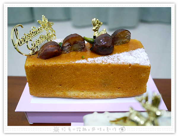 [台南食記] ChuChu Pâtisserie啾啾法式甜點~聖誕快樂之新品8折優惠！超有內涵的10種口味磅蛋糕！