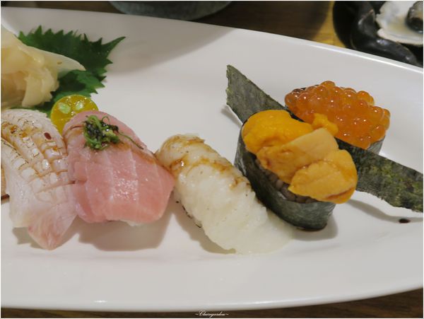 [南崁菜鳥覓食記] 晴海食事所~爭鮮價位吃得到海膽、鮭魚卵豪華十貫壽司