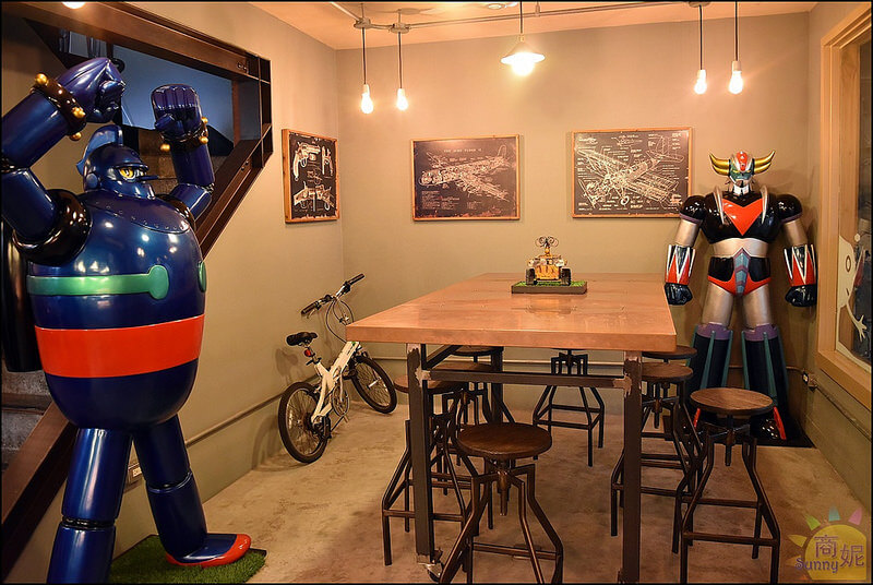 台中必訪主題餐廳。鐵皮駅ROBOT STATION(附最新菜單)。機器人大軍壓境!全新裝潢+新菜單=好看好拍又好吃的草悟道特色餐廳(寵物友善餐廳)