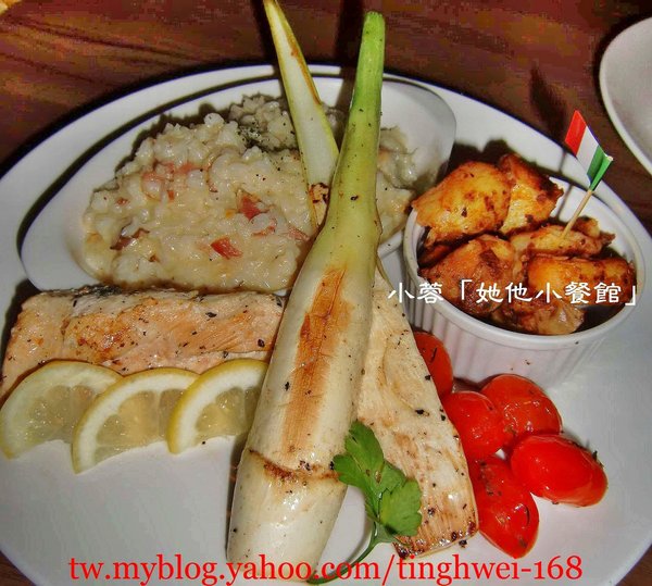 『她他小餐館 Bistro Together 各國早午餐』義大利-野菇燉飯與黃檸雞胸~ 『她他小餐館 Bistro Together 各國早午餐』義大利-野菇燉飯與黃檸雞胸~