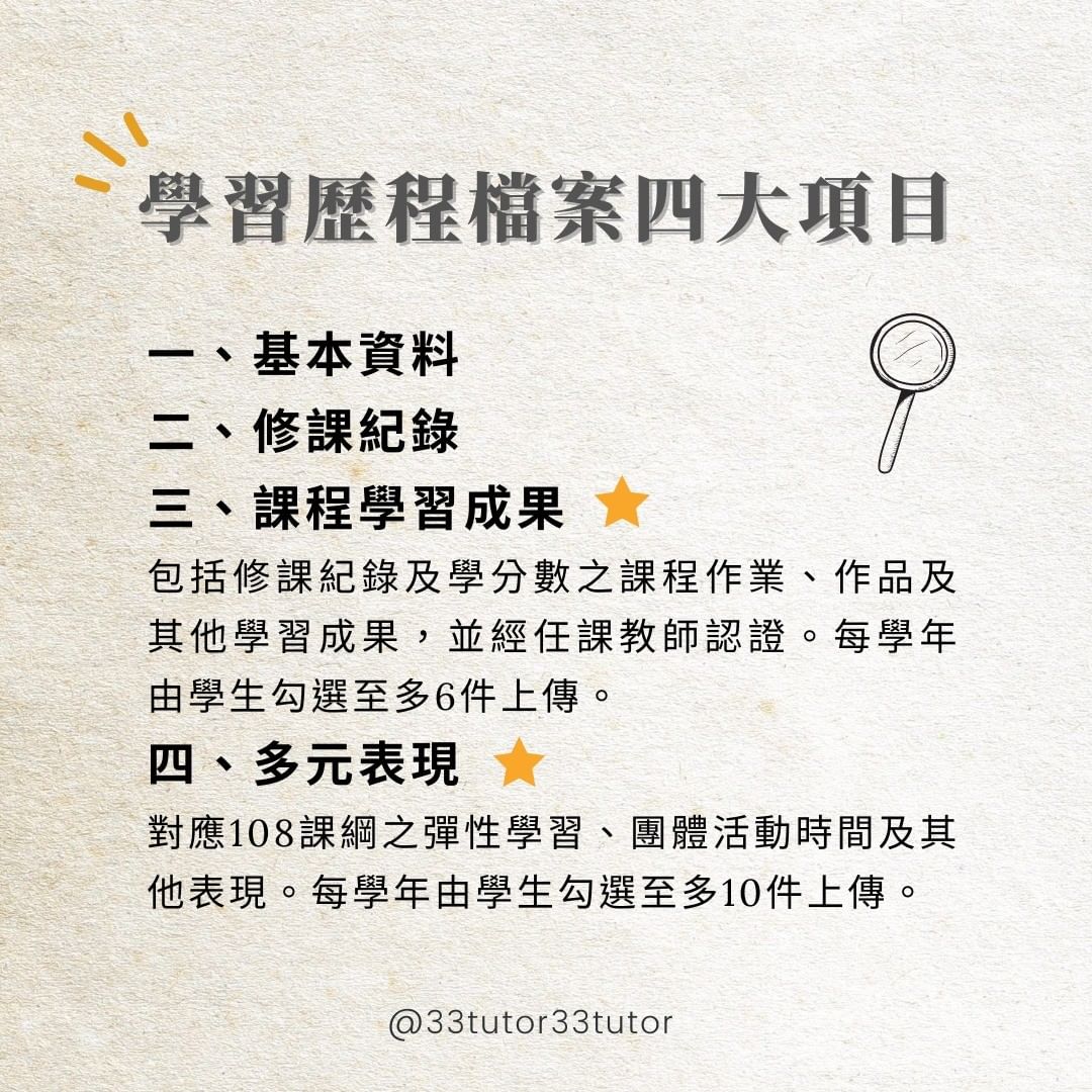 📣學習歷程檔案，學生和老師一樣頭痛！ 四大項目、優缺點、怎麼做｜33tutor33tutor-108課綱國文