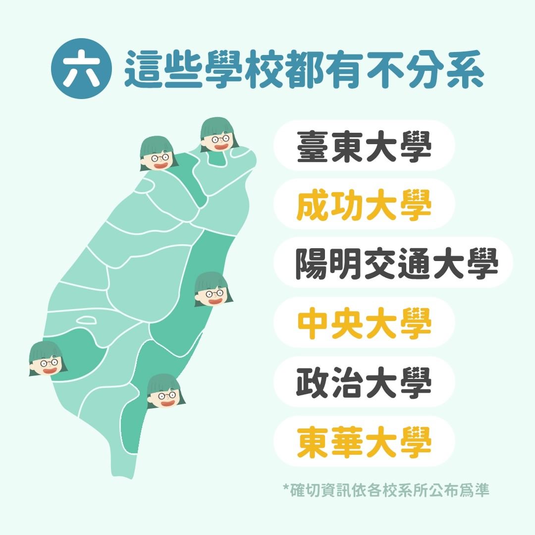 關於不分系的6件事-大學日常 關於不分系的6件事-大學日常