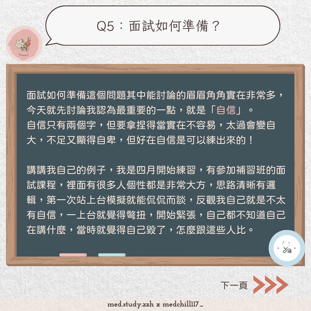 醫學系個申、學習歷程問題集——上集-申請入學