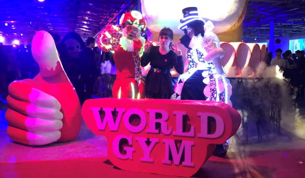  幸福企業World Gym春酒抽獎  員工笑開懷-World Gym