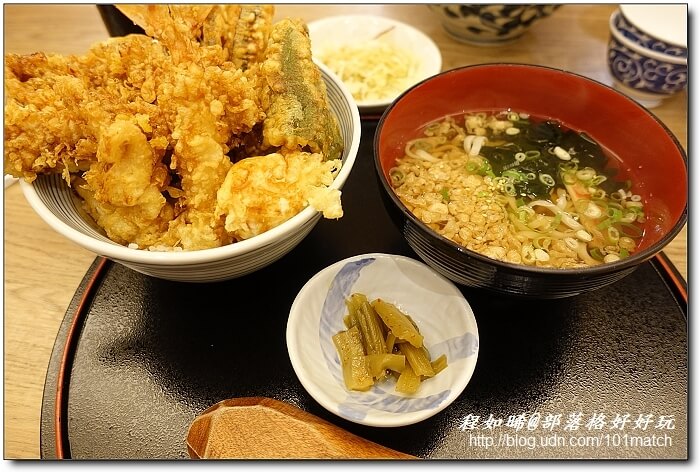 挫冰也能當飯吃？！天吉屋微風店》天幕御膳天吉丼創意三吃法+冰湯烏龍麵特製套餐新上市
