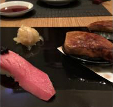 吃了覺得很滿足-生魚片