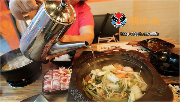 【潮味決】ＣＰ值極高的個人式砂鍋粥干鍋，價位親民，必點芋香粑豆蛋干鍋／鮮貝栗子粥