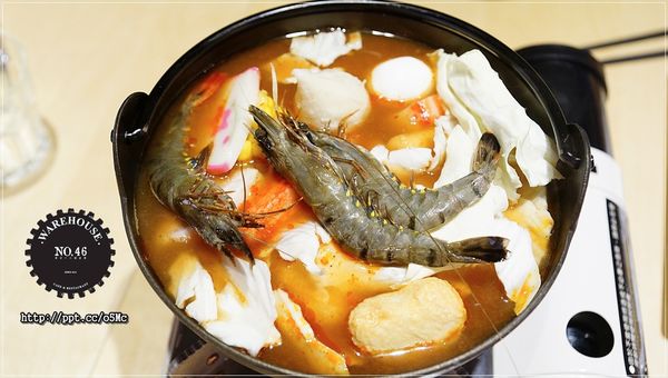 【Warehouse NO.46】府中捷運美食～新品上市泰式酸辣鍋／必點棉花糖拿鐵／戀香草苺鬆餅