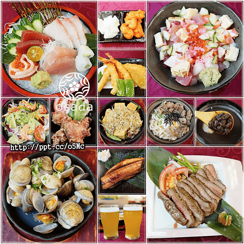  【長田和食】新店七張站日本料理，超強手藝的料理長，必點柚子啤酒／炙燒鮭魚沙拉／刺身九切／繽紛散壽司小丼／鹽燒牛肩小排