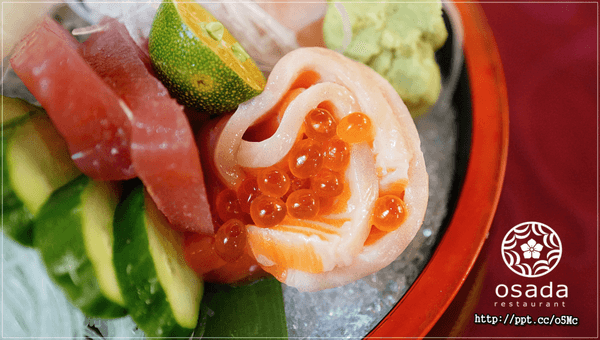  【長田和食】新店七張站日本料理，超強手藝的料理長，必點柚子啤酒／炙燒鮭魚沙拉／刺身九切／繽紛散壽司小丼／鹽燒牛肩小排