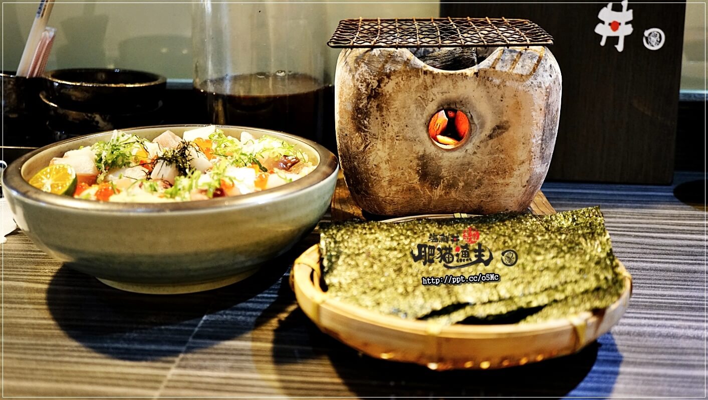 【肥貓漁夫】台北日本料理～中山國小捷運站，ＣＰ值高，採用當天現撈漁貨，食材品質有保證，強力推薦惡魔果實海鮮丼／散壽司／茶碗蒸／柚金釀沙瓦