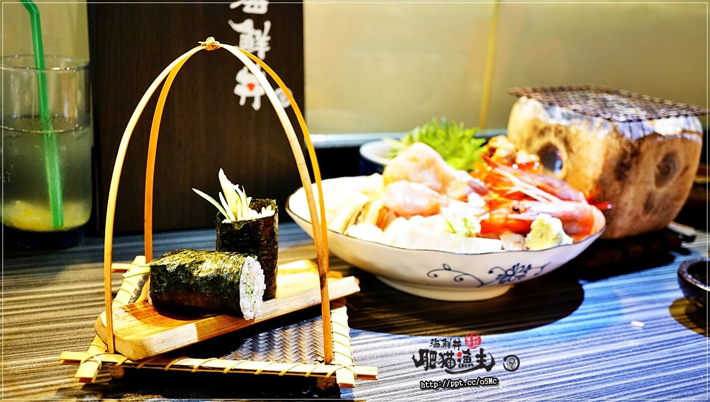 【肥貓漁夫】台北日本料理～中山國小捷運站，ＣＰ值高，採用當天現撈漁貨，食材品質有保證，強力推薦惡魔果實海鮮丼／散壽司／茶碗蒸／柚金釀沙瓦