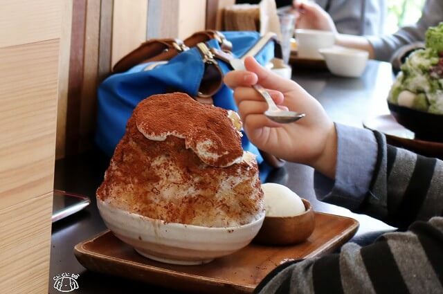 【桃園】Tama Tama たまたま 慢食堂-冬天吃冰居然也要排隊 宇治金時抹茶冰