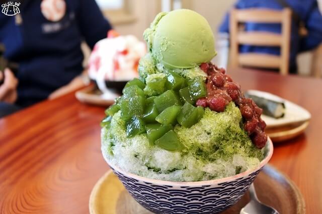 【桃園】Tama Tama たまたま 慢食堂-冬天吃冰居然也要排隊 宇治金時抹茶冰