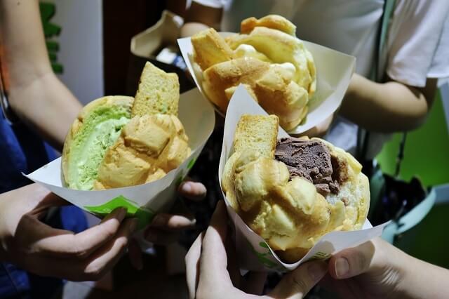 【台北美食】世界第二好吃的現烤冰淇淋菠蘿麵包-『象山站』日本超人氣排隊甜點（Neo19）