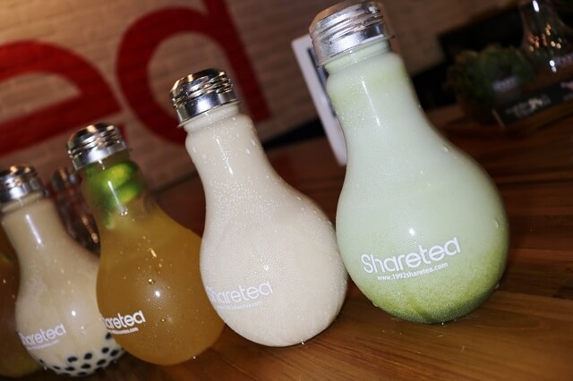 【台北美食】Sharetea 品牌旗艦店-歇腳亭24周年慶 燈泡茶飲．盆栽DIY