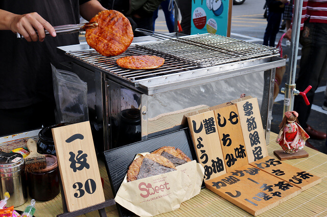 【台南美食】日式手燒仙貝-高雄/台南/屏東 市集出沒小點心