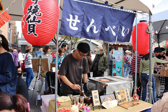 【台南美食】日式手燒仙貝-高雄/台南/屏東 市集出沒小點心