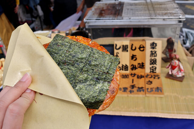 【台南美食】日式手燒仙貝-高雄/台南/屏東 市集出沒小點心