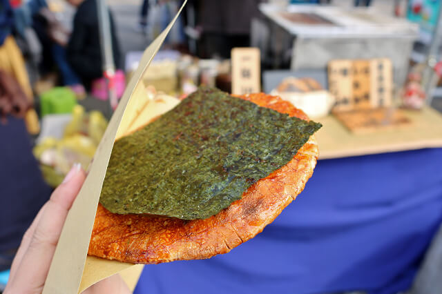 【台南美食】日式手燒仙貝-高雄/台南/屏東 市集出沒小點心