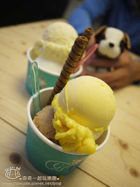【試-分享】台南 小象樹義式冰淇淋 低脂冰淇淋．鬆餅．吐司．飲品