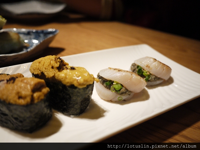 台北 炙aburi 居食創作料理-超綿密海膽軍艦壽司-aburi居食創作料理