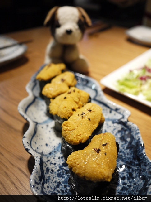 台北 炙aburi 居食創作料理-超綿密海膽軍艦壽司-aburi居食創作料理