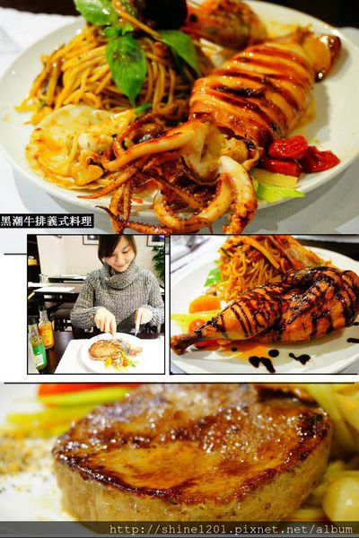 【永和美食】黑潮牛排.超豪華排餐$300有找，就在樂華夜市。-黑潮牛排