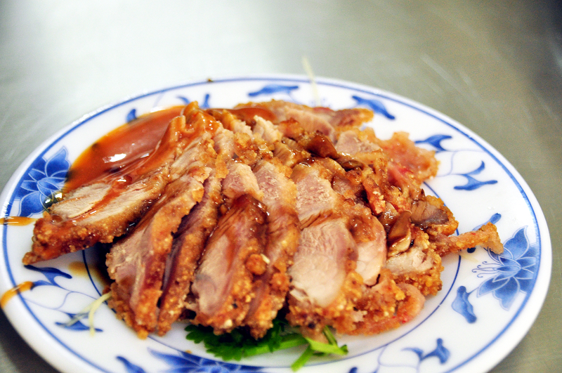 [食記]中山路129巷隱藏版美食。炸豬肝-炸豬肝