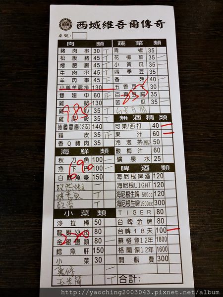 台中北區 維吾爾新疆燒烤，喜歡喝酒吃肉的有福了