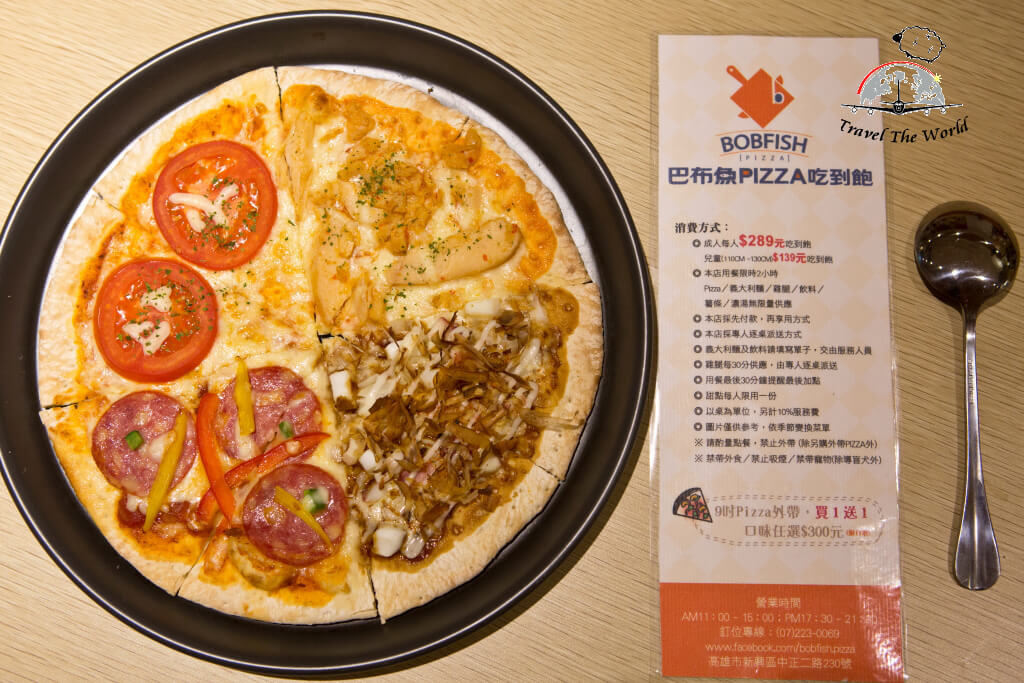 『高雄♥』巴布魚PIZZA吃到飽 