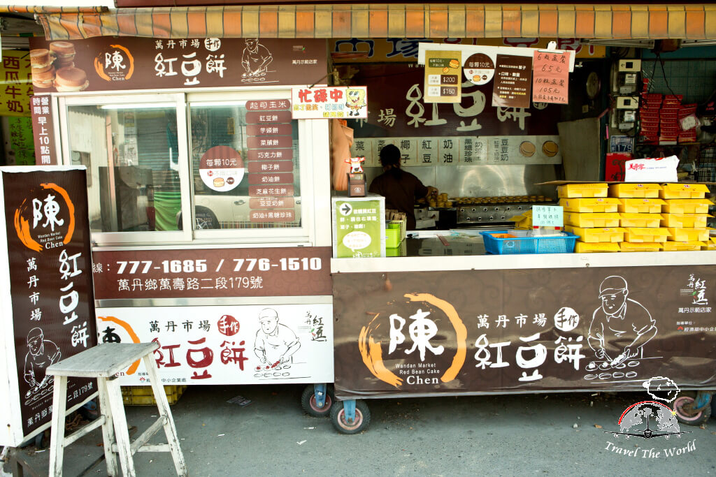 『屏東♥萬丹』陳 萬丹市場手作紅豆餅