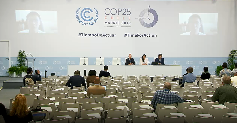 成大受邀參與聯合國氣候會議COP25記者會-Climate Emergency