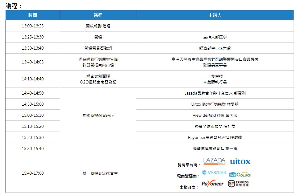 台北國際軟體應用展 【趨勢論壇】-大會活動