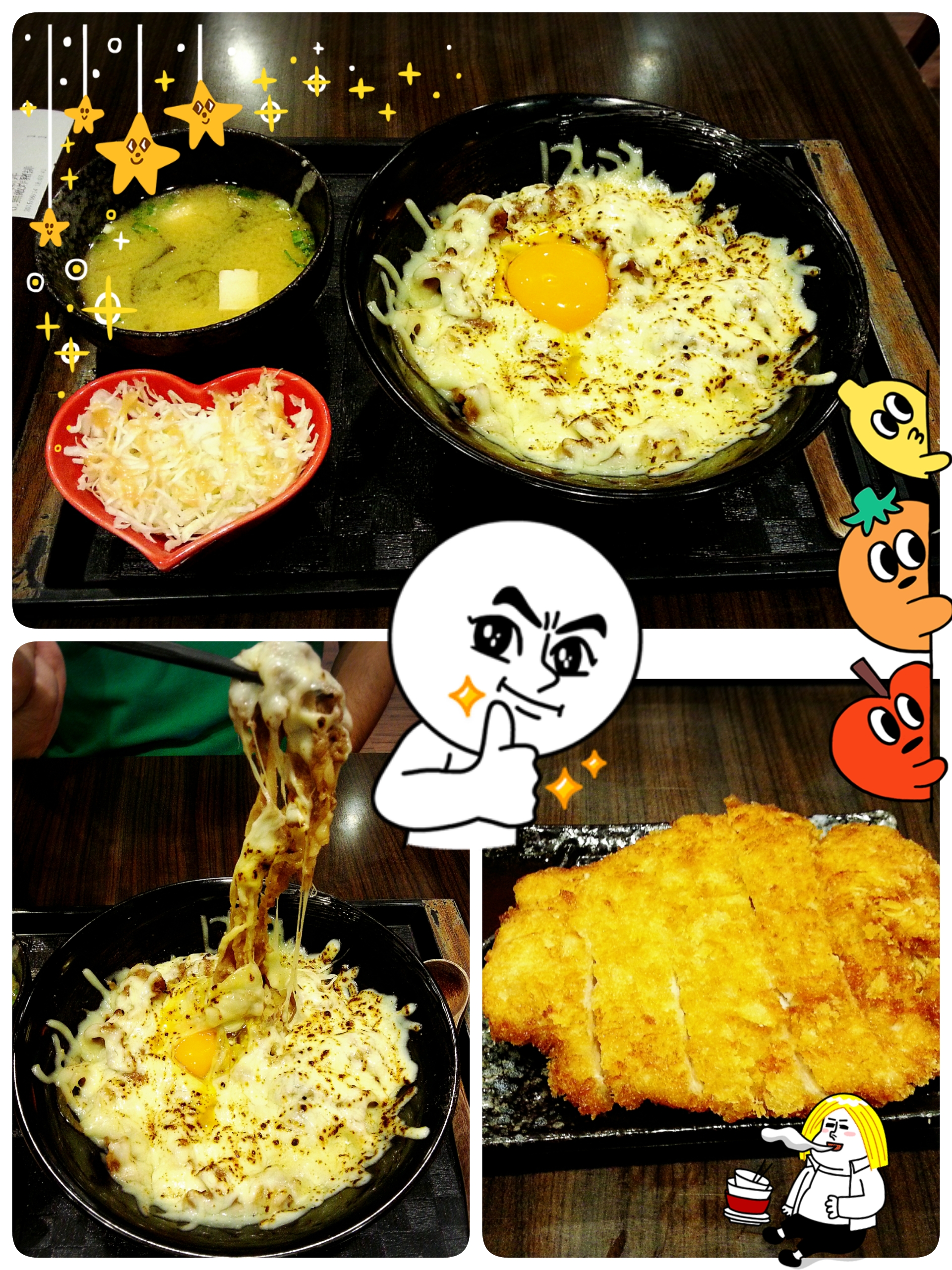 新丼☆令人心動超牽絲美式起士丼飯☆外酥內嫩炸豬排-丼飯