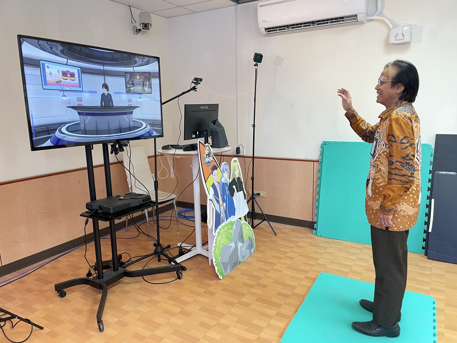 聖約翰科技大學_多媒體設計系_虛擬影棚與動態捕捉-AI動作捕捉