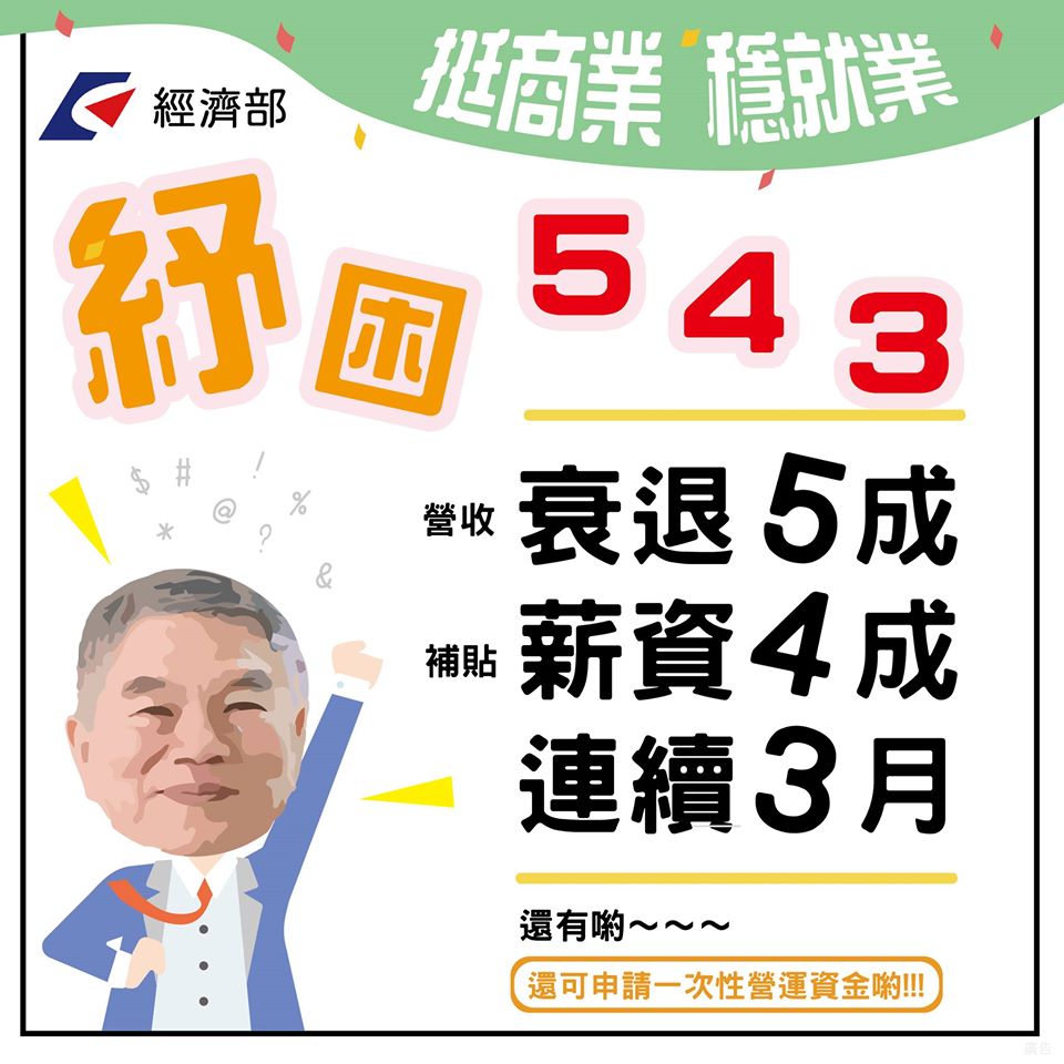 經濟部辦理「受嚴重特殊傳染性肺炎影響之艱困事業薪資及營運資金補貼」上路了！！｜小賀老師-HR