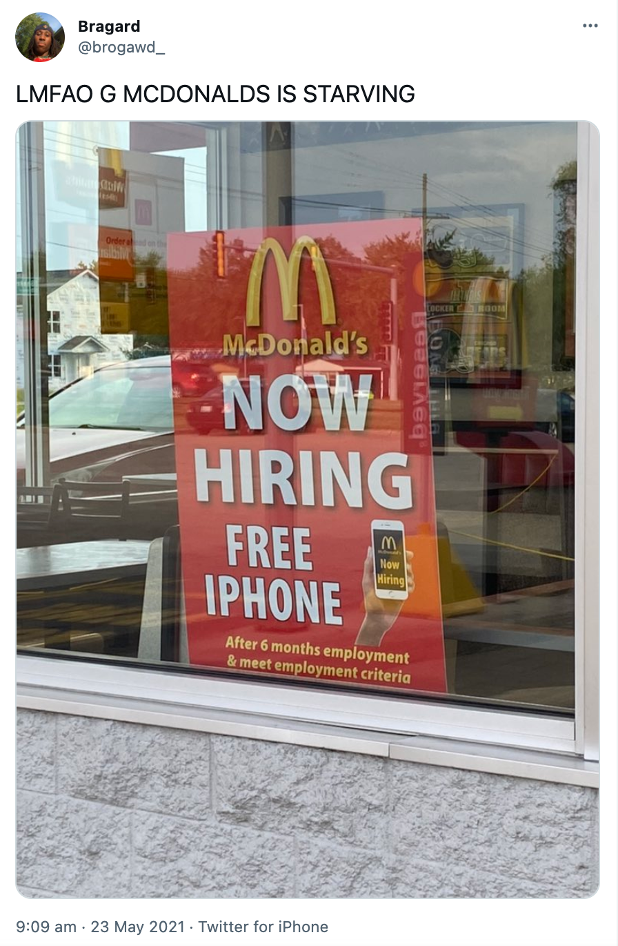 送iPhone也招不到人？麥當勞正面臨嚴重缺工，因為員工真正要的是這個-HR