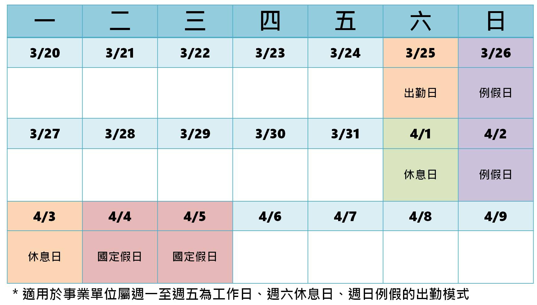 清明＆兒童節5天連假，出勤加班費該怎麼計算？-HR