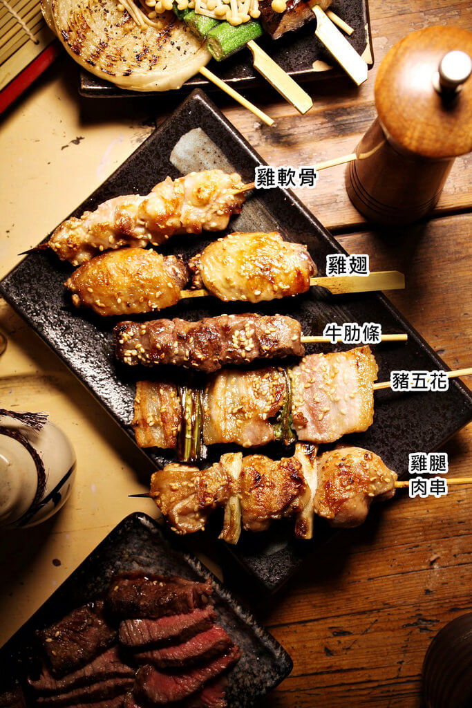 【高雄】九日串燒│黃金日式精準烤功│渡輪站旁串燒小店．桑尼瘦不了
