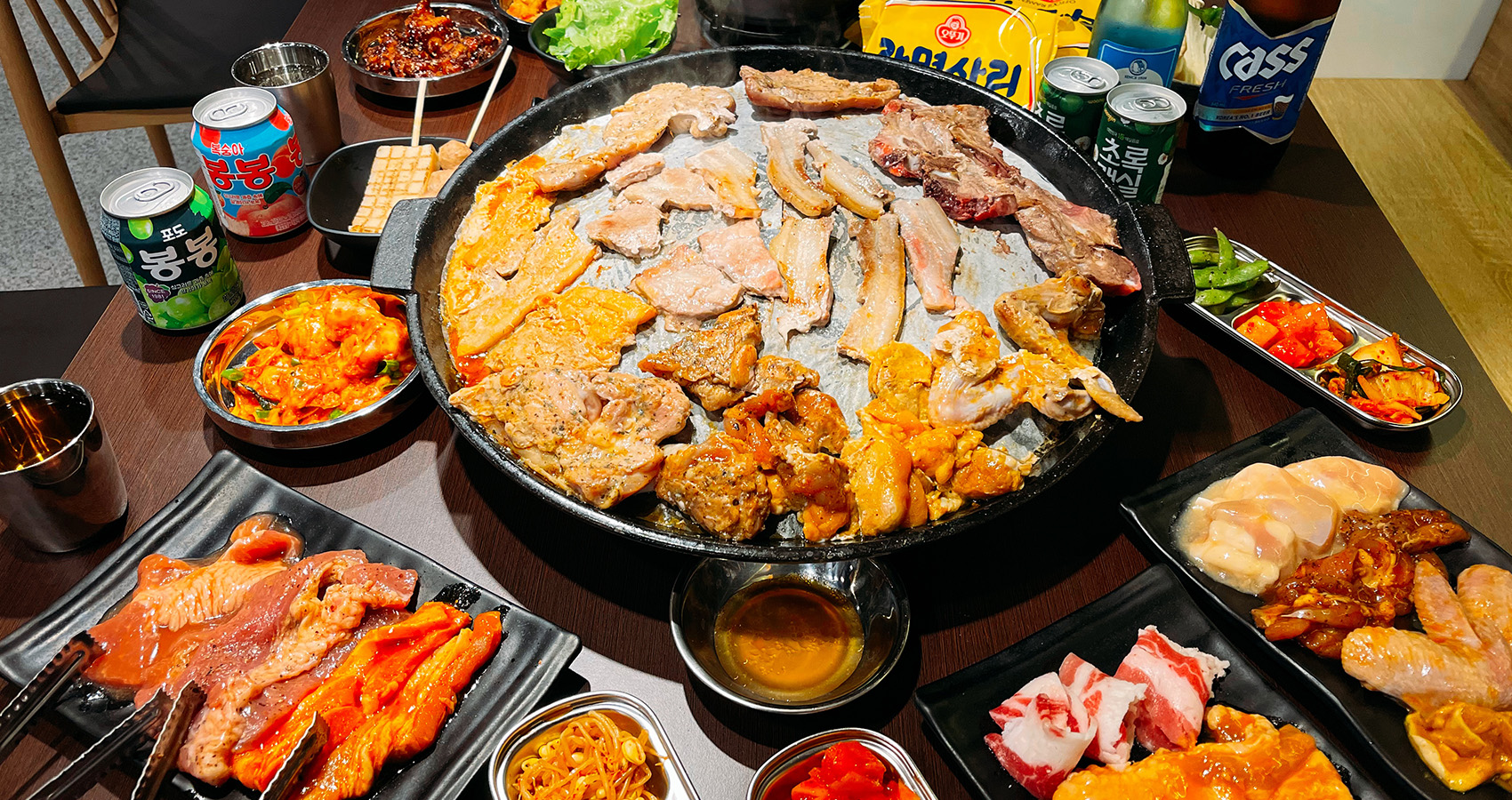 韓國烤肉,豬對有吃到飽