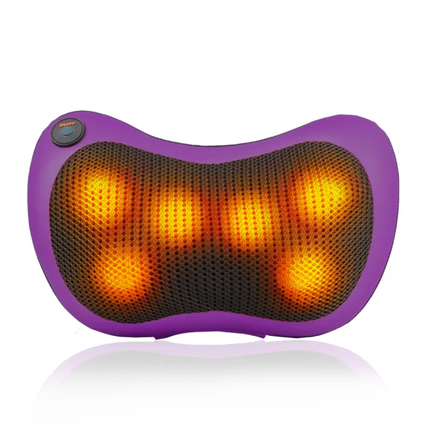 輕巧進化版4D摩力紓壓揉捏溫熱按摩枕
