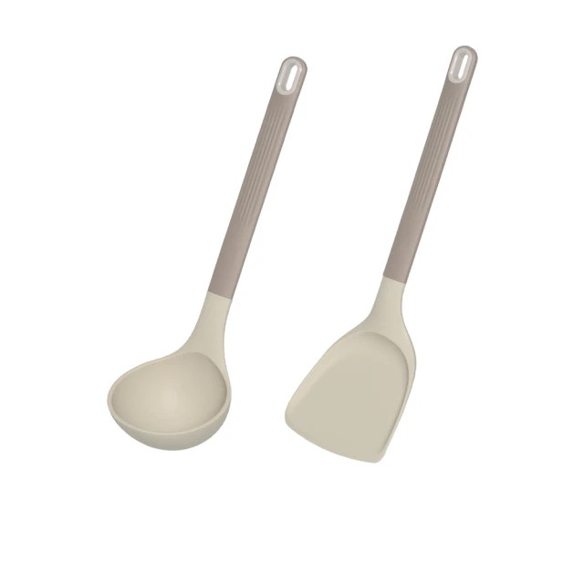 鍋鏟+湯勺2入組